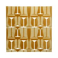 VedoNonVedo Perlage dekoratives Element zur Einrichtung und Teilung von Räumen - goldig transparent 1